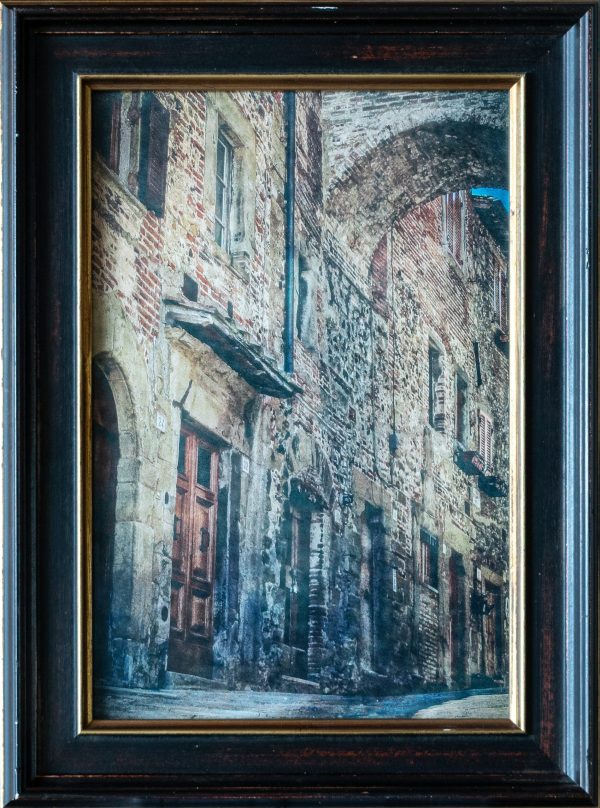 Straat in Anghiari Verona Italië